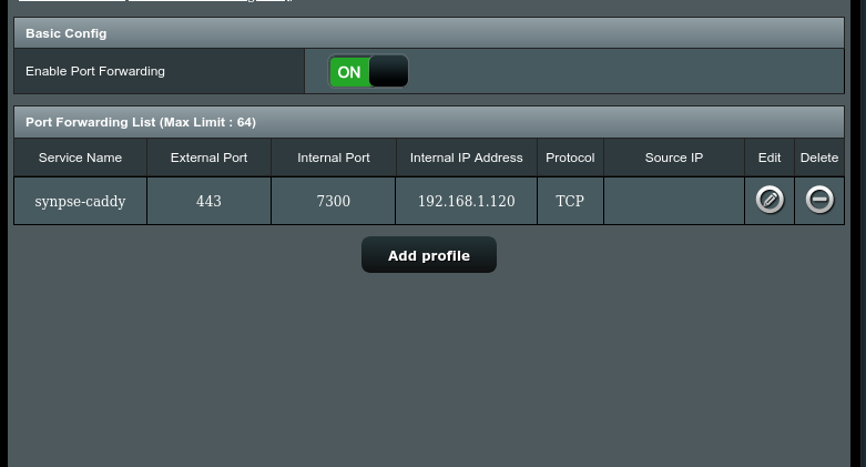 Port Forwarding